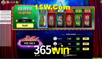 Jogos de Slot 365win